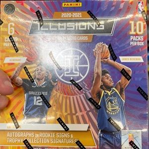 Brand new sealed Illusions panini box NBA sports cards